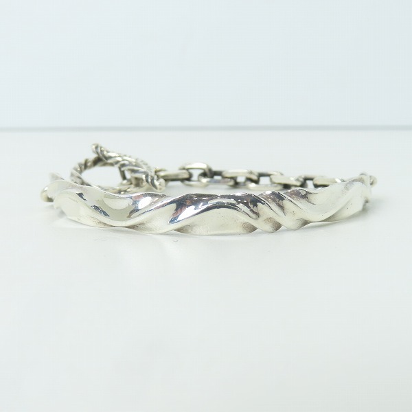 実際に弊社で買取させて頂いたDEAL DESIGN/ディールデザイン RT:ID BRACELET シルバーブレスレット/950の画像 2枚目