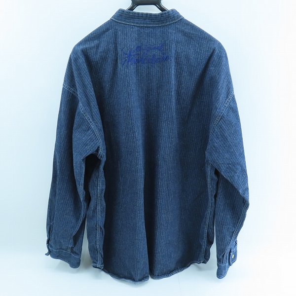 実際に弊社で買取させて頂いたTENDERLOIN/テンダーロイン DENIM HB SHT SNAP BUTTON/デニムヘリンボーンシャツ スナップボタン/Lの画像 1枚目