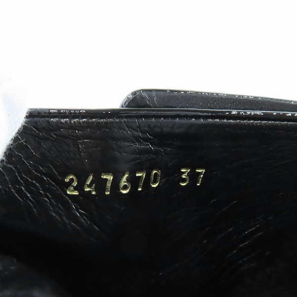 実際に弊社で買取させて頂いたGUCCI/グッチ エナメルレザー ショートブーツ/37の画像 6枚目