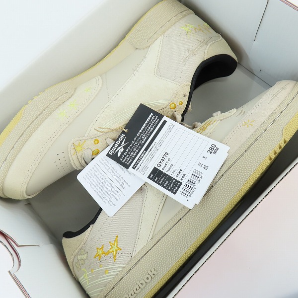 実際に弊社で買取させて頂いた【未使用】REEBOK/リーボック Looney Tunes/ルーニーチューン Club C 85 スニーカー GY4779 /28の画像 7枚目