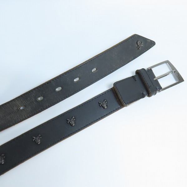 実際に弊社で買取させて頂いたRoen/ロエン スカル レザーベルトの画像 2枚目