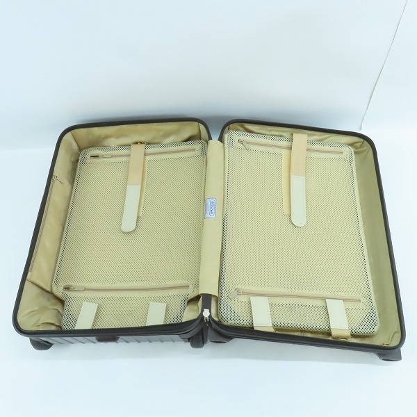 実際に弊社で買取させて頂いたRIMOWA/リモワ SALSA DELUX/サルサデラックス キャビントローリー スーツケース 852.52/35Lの画像 4枚目