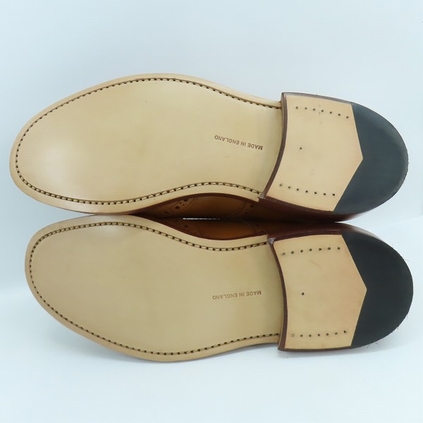 実際に弊社で買取させて頂いたTrickers/トリッカーズ MOLTON/モールトン カントリーブーツ ウイングチップ シューズ M2508/9の画像 2枚目