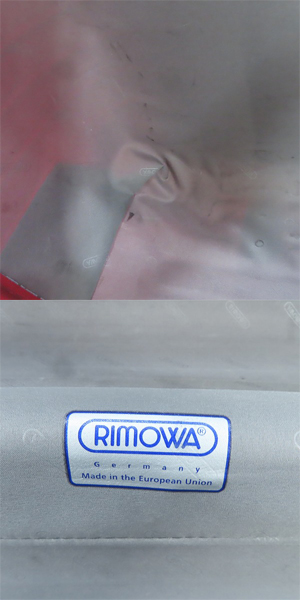 実際に弊社で買取させて頂いた【難あり】RIMOWA/リモワ SALSA/サルサ スーツケース/キャリーケース 875.77/104Lの画像 9枚目