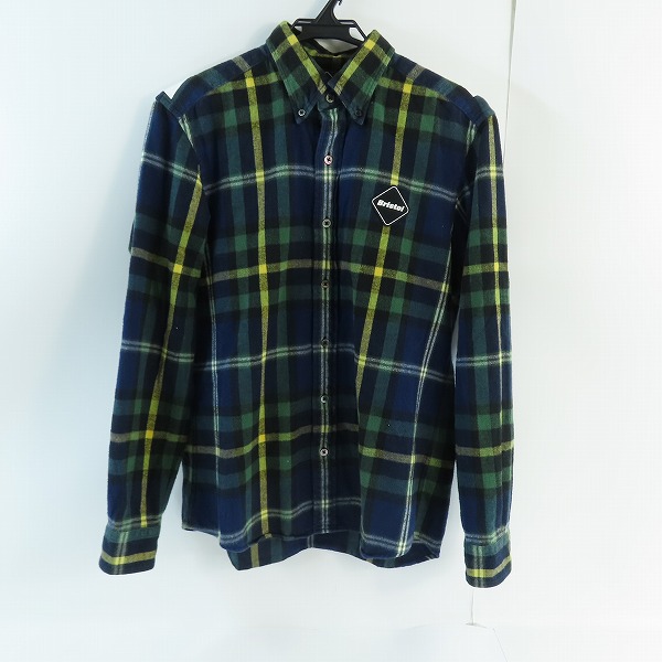 実際に弊社で買取させて頂いたF.C.Real Bristol/F.C.R.B./エフ シー レアル ブリストル ネルシャツ/コットン FCRB-192073/M