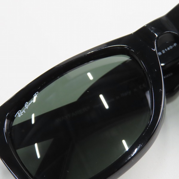 実際に弊社で買取させて頂いたRayBan/レイバン WAYFARER サングラス 偏光レンズ RB 2140-F 901/58の画像 6枚目