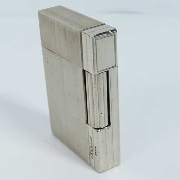 実際に弊社で買取させて頂いたS.T.Dupont/S.T.デュポン GATSBY/ギャッツビー ヘアライン ガスライター シルバー 18313の画像 4枚目