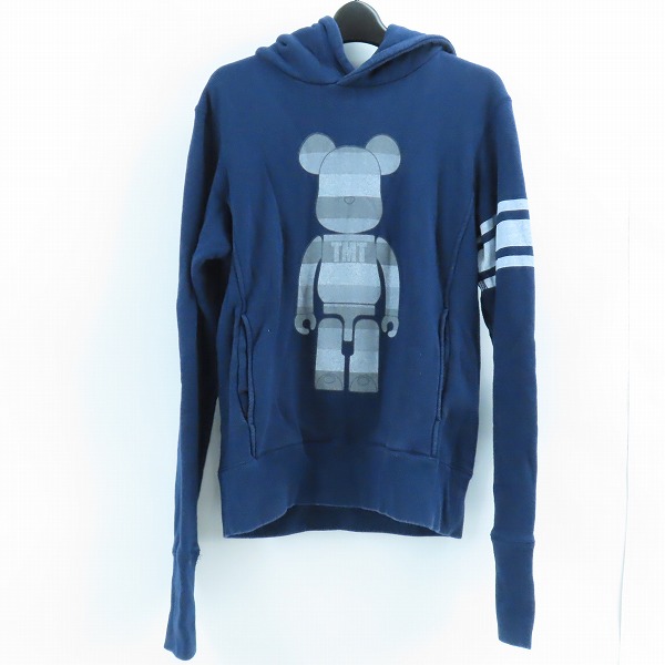 実際に弊社で買取させて頂いたTMT×BE＠RBRICK/ティーエムティー×ベアブリック コットン パーカー ブルー TSW-F19BA03/S