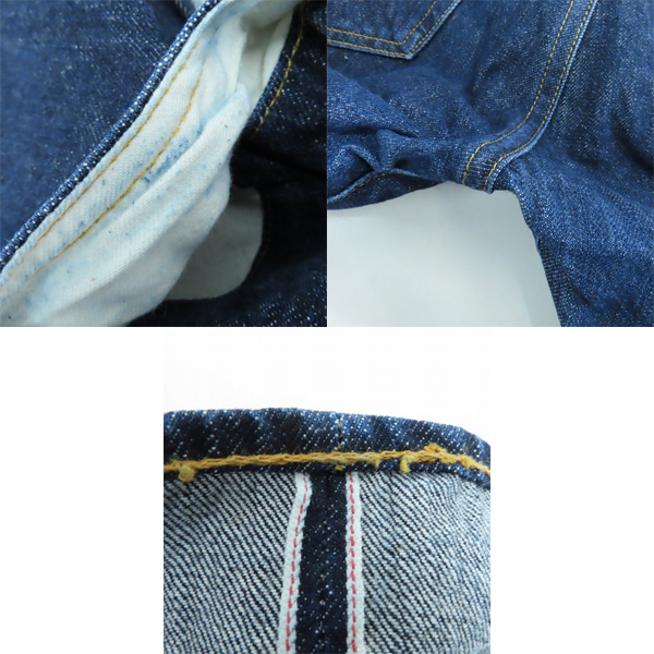実際に弊社で買取させて頂いたLEVI'S/リーバイス VINTAGE CLOTHING 1947モデル 復刻 501XX 日本製 刻印3015 赤耳 ビッグE 47501-0224/W34L34の画像 9枚目