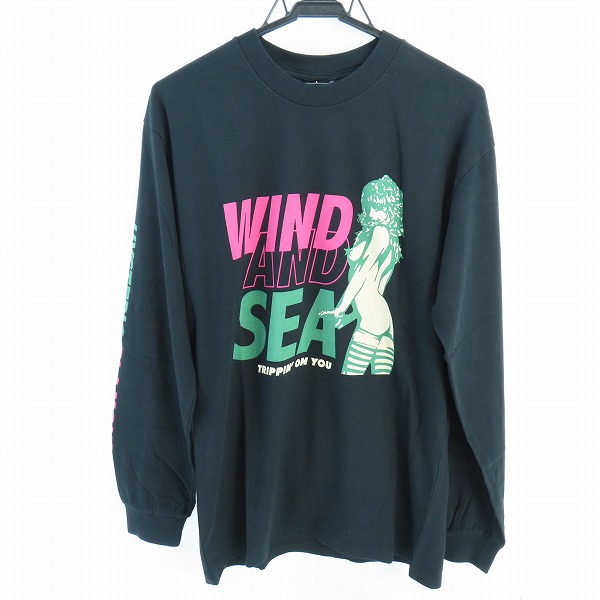 実際に弊社で買取させて頂いた【未使用】WIND AND SEA×HYSTERIC GLAMOUR/ウィンダンシー×ヒステリックグラマー 20AW ヒスガール ロンT 02203CL14/S
