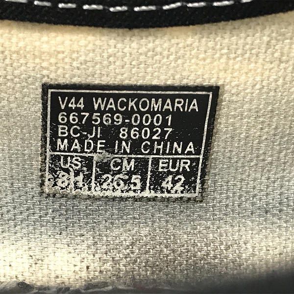 実際に弊社で買取させて頂いた【難有り】VANS×WACKO MARIA/バンズ×ワコマリア V44 AUTHENTIC/オーセンティック レオパード 667569-0001/26.5の画像 5枚目