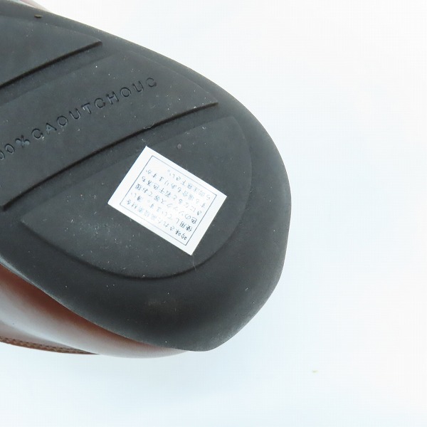 実際に弊社で買取させて頂いたSantoni/サントーニ レザースニーカー ブラウン/7の画像 6枚目