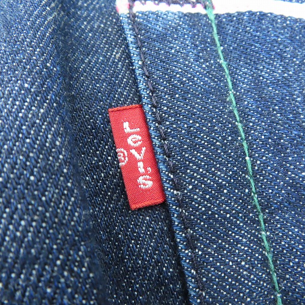 実際に弊社で買取させて頂いたLEVI'S/リーバイス FENOM 207M Painted Green Stitch/グリーンステッチ FM207-0032/W34 L32の画像 6枚目