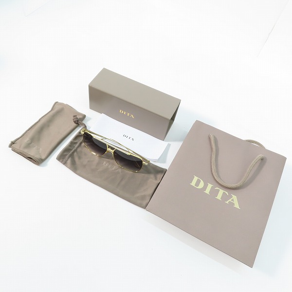 実際に弊社で買取させて頂いたDITA/ディータ ALKAMX サングラス/アイウェア DTS100-A-01 GLD-SLVの画像 9枚目
