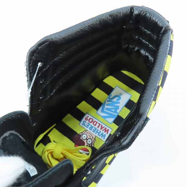 実際に弊社で買取させて頂いた【未使用】VANS/バンズ×ウォーリーを探せ Sk8-Hi/スケートハイ Where's Waldo? Odllaw/スニーカー VN0A32QG4UE/28.5の画像 4枚目