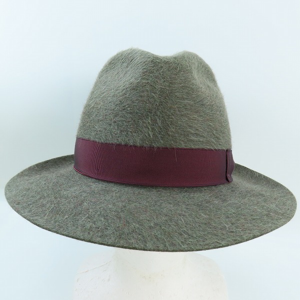 実際に弊社で買取させて頂いたBorsalino/ボルサリーノ 兎毛 フェルト ハット/58の画像 1枚目