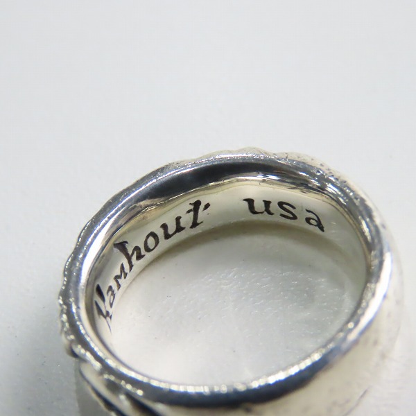 実際に弊社で買取させて頂いたLEONARD KAMHOUT/レナードカムホート LOVE BITE RING ラブバイト リング 17号の画像 7枚目