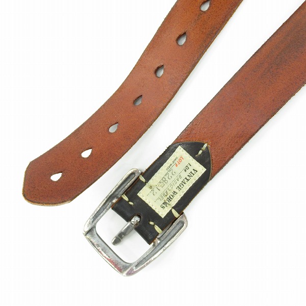実際に弊社で買取させて頂いたVINTAGE WORKS/ヴィンテージ ワークス レザーベルト DH5536 33/84の画像 2枚目