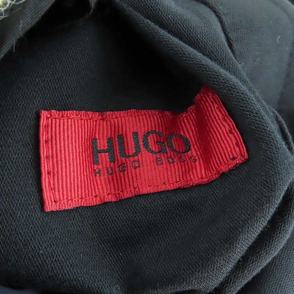 実際に弊社で買取させて頂いたHUGO BOSS/ヒューゴボス ファーライナー付き コート ブラック XLの画像 4枚目