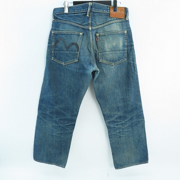 実際に弊社で買取させて頂いたEVISU/エヴィス カモメ ペイント デニムjパンツ 2000/32の画像 1枚目
