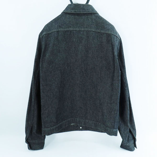 実際に弊社で買取させて頂いたHELMUT LANG/ヘルムートラング ブラックデニムジャケット/00の画像 1枚目