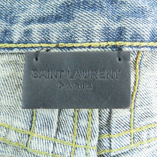 実際に弊社で買取させて頂いたSaint Laurent Paris/サンローランパリ ダメージ デニムパンツ/ジーンズの画像 3枚目