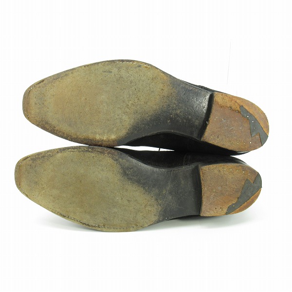 実際に弊社で買取させて頂いたCROCKETT & JONES/クロケット＆ジョーンズ スエード レザー シューズ S110-22X/9Dの画像 2枚目