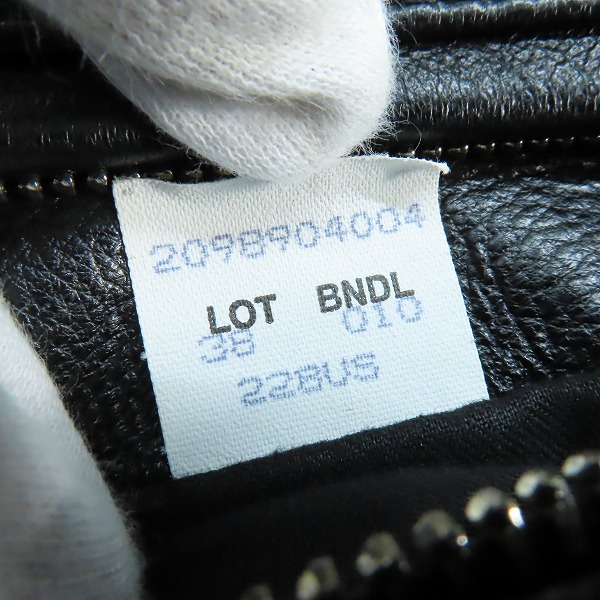 実際に弊社で買取させて頂いたSCHOTT/ショット 228US LAMB RIDERS JACKET/ラム レザー ダブル ライダースジャケット 7525/38の画像 3枚目