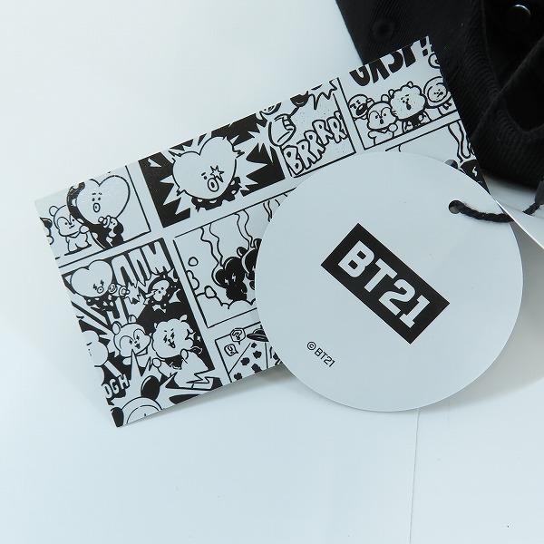 実際に弊社で買取させて頂いた(2)【未使用】FRAGMENT DESIGN フラグメントデザイン ×BT21 BT21FRGMT CAP COOKYの画像 6枚目