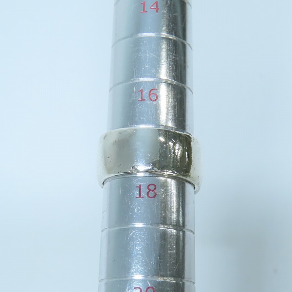 実際に弊社で買取させて頂いたCRAZY PIG/クレイジーピッグ トライバルスカルリング/17.5号の画像 8枚目