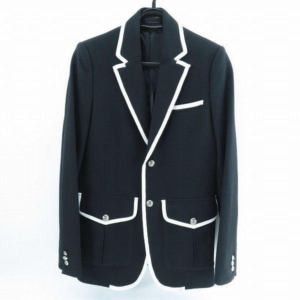 実際に弊社で買取させて頂いたGalaabenD/ガラアーベント 2B テーラードジャケット ブラック×ホワイト/M
