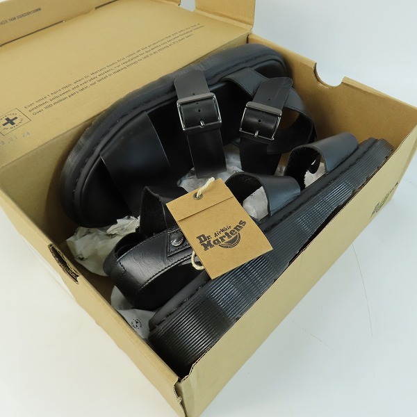 実際に弊社で買取させて頂いたDr.Martens /ドクターマーチン GRYPHON STRAP SANDAL/グリフォン レザーストラップサンダル 15695001/UK8の画像 7枚目