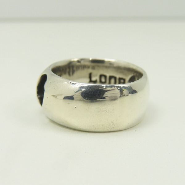 実際に弊社で買取させて頂いた【ギャラ付】LONE ONES/ロンワンズ ディープ シルバーリング スカル/21号の画像 2枚目