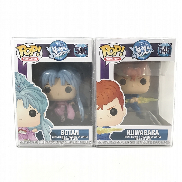 実際に弊社で買取させて頂いた【おまとめ】FUNKO/ファンコ POP/ポップ 幽遊白書 浦飯幽助 桑原和真 飛影 蔵馬 ぼたん フィギュアの画像 3枚目