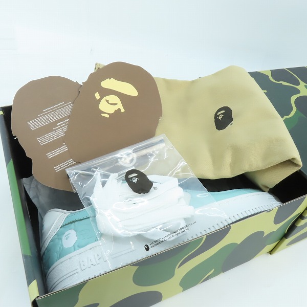 実際に弊社で買取させて頂いたA BATHING APE/アベイジングエイプ BAPE STA/ベイプスタ #4 M2  OZX SH M191304/26の画像 8枚目