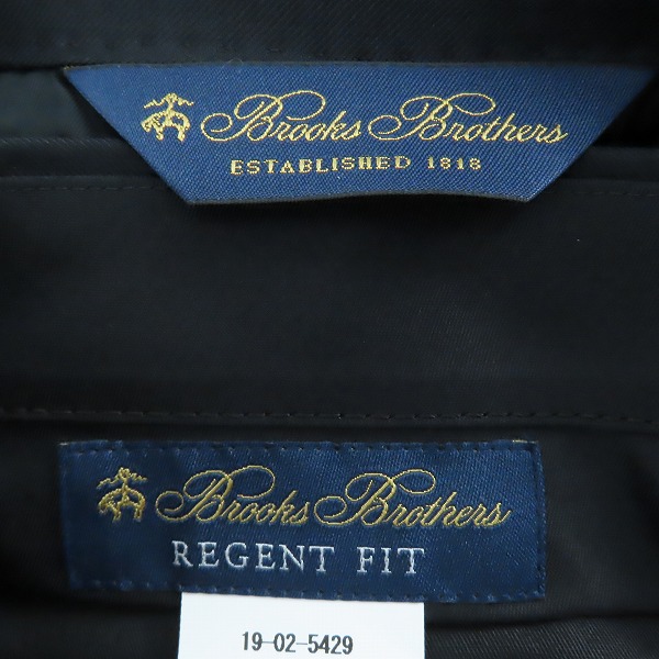 実際に弊社で買取させて頂いた【未使用】Brooks brothers/ブルックスブラザーズ REGENT FIT/リージェント フィット スーツ セットアップ 42REG 36W/36Wの画像 2枚目