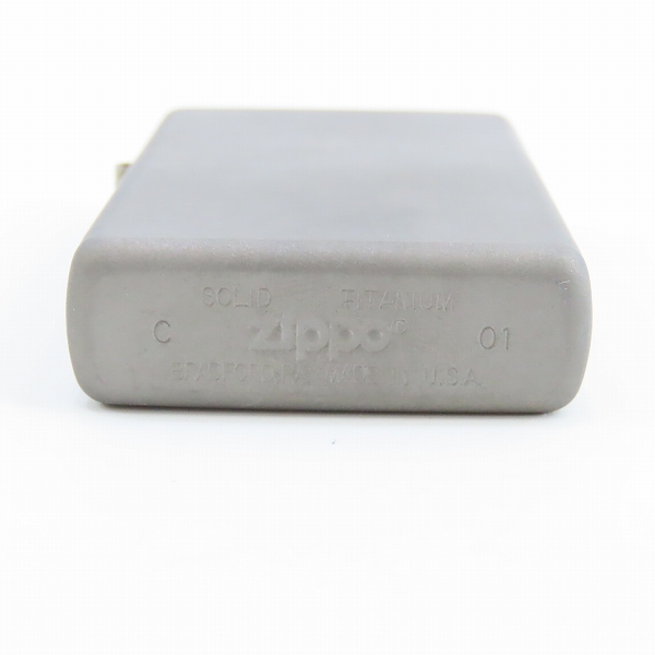 ZIPPO/ジッポー SOLID TITANIUM/ソリッドチタニウム チタン 2001年製の