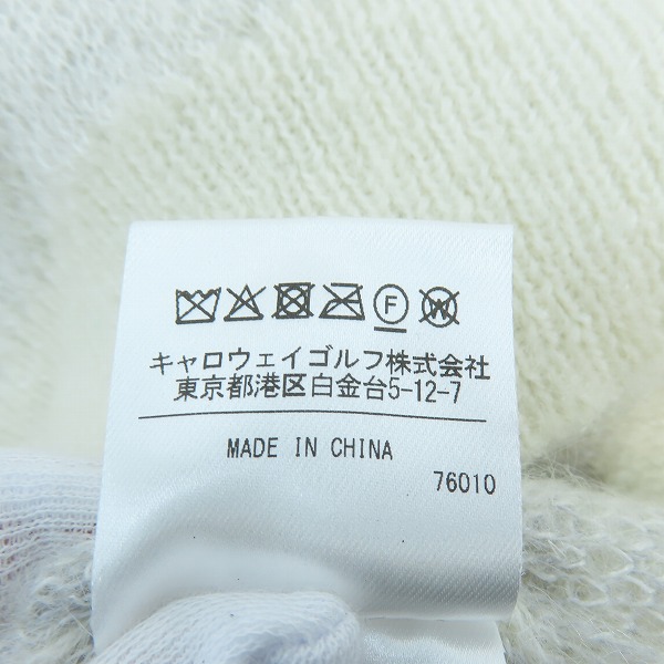 実際に弊社で買取させて頂いたCallaway/キャロウェイ ゴルフウェア 長袖 ニット/セーター C22218105/Lの画像 4枚目