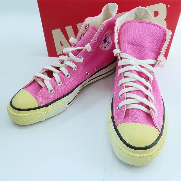 実際に弊社で買取させて頂いたCONVERSE/コンバース CANVAS AS J HI PINK キャンバス オールスター  スニーカー/9