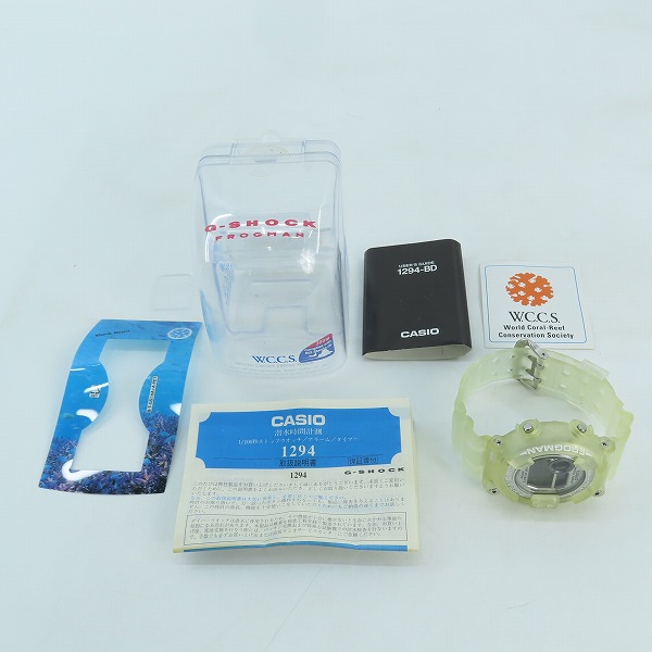 実際に弊社で買取させて頂いたG-SHOCK/G-ショック FROGMAN フロッグマン 初代W.C.C.S マンタ ベクティニアビガー 腕時計/ウォッチ DW-8250WC-7ATの画像 7枚目