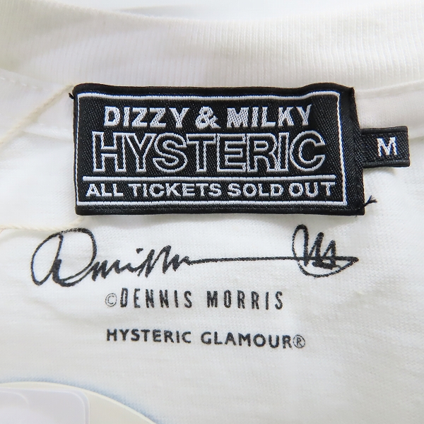 実際に弊社で買取させて頂いた【未使用】HYSTERIC GLAMOUR/ヒステリックグラマー DENNIS MORRIS SID AND NANCY Tシャツ 02241CT24/Mの画像 2枚目