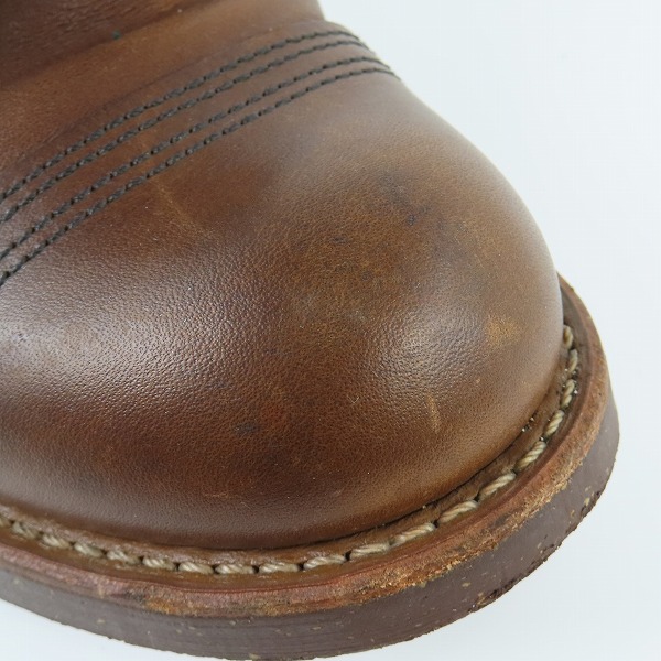 実際に弊社で買取させて頂いたRED WING/レッドウィング IRON RANGER/アイアン レンジャー ワークブーツ 8111/8Dの画像 6枚目