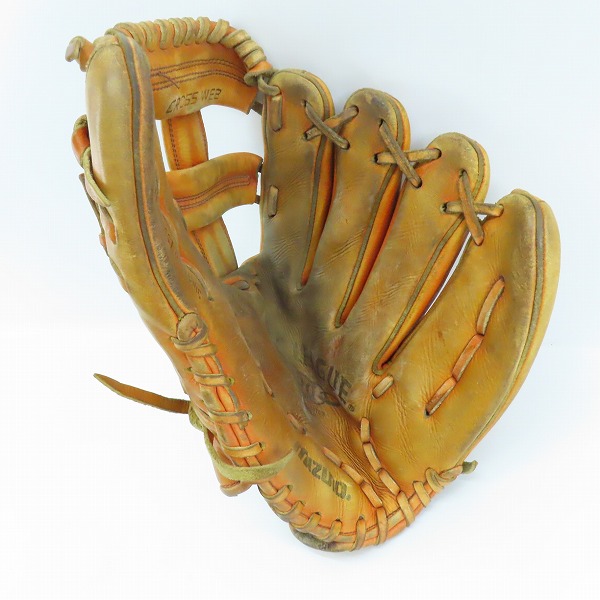 実際に弊社で買取させて頂いたMizuno/ミズノ CREST HIDE UNIC CROSS WEB N32007 硬式 内野手 右投げ用 グローブ の画像 2枚目