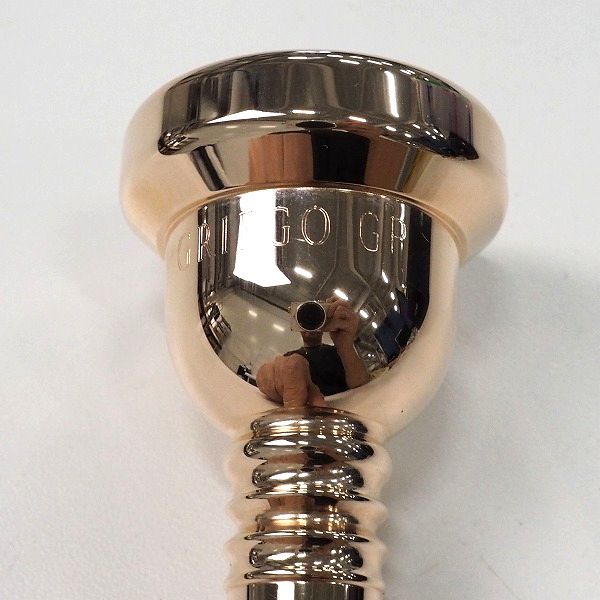 実際に弊社で買取させて頂いたGRIEGO/グレイゴ GP/Gerry Pagano 監修モデル バストロンボーン太管用マウスピース ピンクゴールドの画像 1枚目