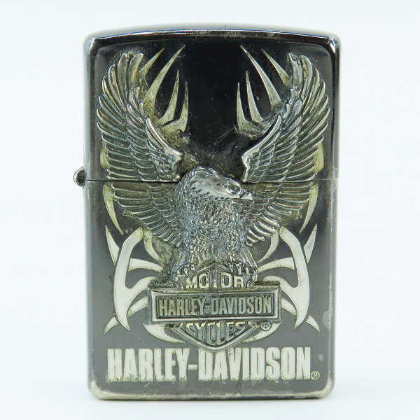 実際に弊社で買取させて頂いたZIPPO/ジッポー Harley-Davidson/ハーレーダビッドソン メタル貼り 2014年製