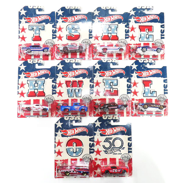 実際に弊社で買取させて頂いた【おまとめ/未開封】Hot Wheels/ホットウィール STARS&STRIPES SERIES CHEVROLET C10,CHEVY NOVA 他