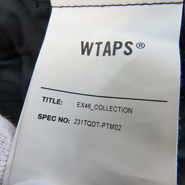 実際に弊社で買取させて頂いたWTAPS/ダブルタップス 23SS TROUSERS POLY. TWILL. DOT SIGHT ワイドパンツ 231TQDT-PTM02/04の画像 3枚目