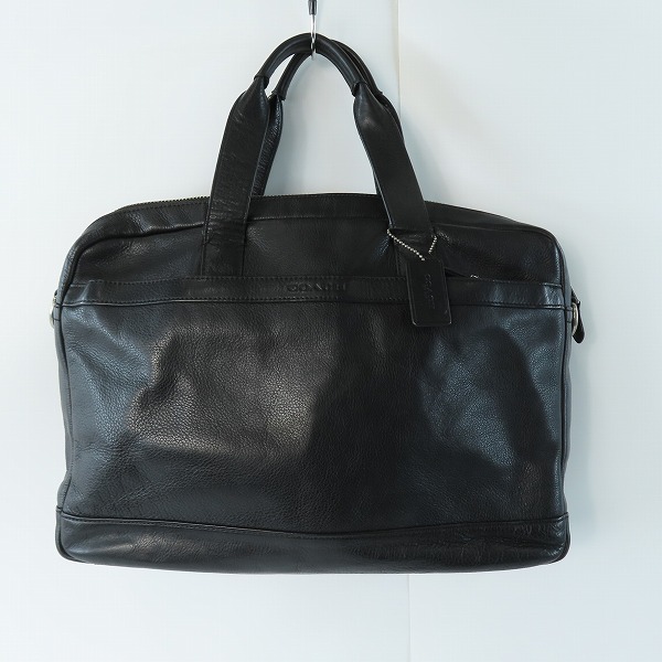実際に弊社で買取させて頂いたCOACH/コーチ レザー ブリーフケース ブラック