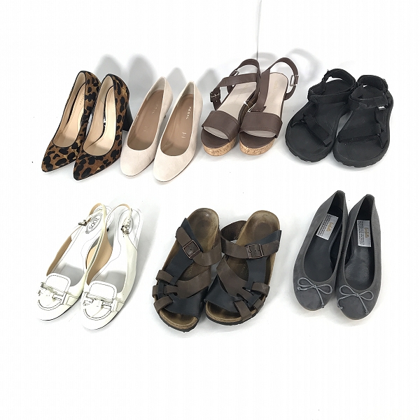 実際に弊社で買取させて頂いた【おまとめ】ジミーチュウ/トリーバーチ 等 サンダル/ヒール 他 レディースの画像 4枚目