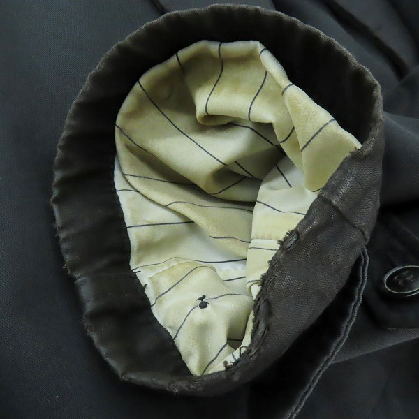 実際に弊社で買取させて頂いたHUGO BOSS/ヒューゴボス ファーライナー付き コート ブラック XLの画像 9枚目